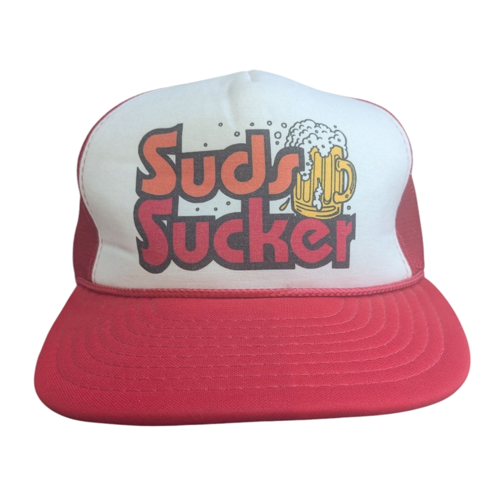Suds Sucker Snapback Mesh Flat Bill Hat LAST CHANCE LOWEST PRICE